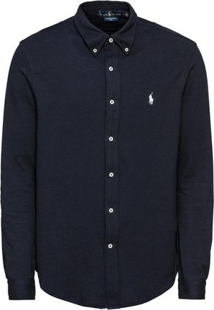 Ralph Lauren Katoenen overhemd - Heren - Casual Overhemden - Blauw - XL - Katoen - Overhemden
