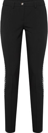 Philipp Plein Long Trousers Crystal