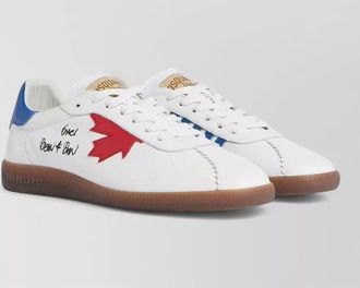 Dsquared2 leather low-top sneakers