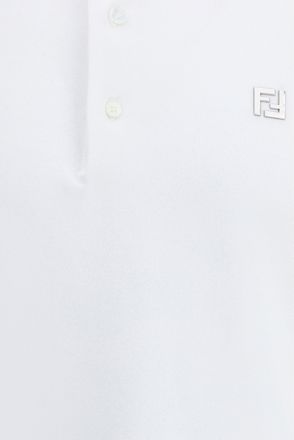 Fendi Mens Polo Shirt White Cotton T-shirts And Polos
