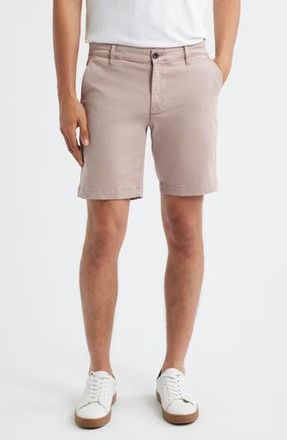 AG - Adriano Goldschmied Wanderer 8.5-Inch Stretch Cotton Chino Shorts in Sulfur Desert Mauve at Nordstrom Rack, Size 36