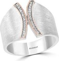 Effy Diamond Pav&eacute; Ring - 0.09 ctw in White at Nordstrom Rack, Size 7