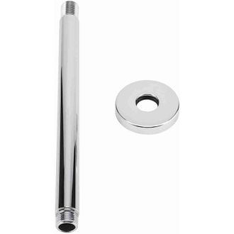 OEM Brazo De Ducha Superior De Acero Inoxidable Cromado, Montaje Redondo En Pared, F&aacute;cil De Instalar Para Hotel, Hogar, Ba&ntilde;o, Cabezal De Ducha De Techo (2