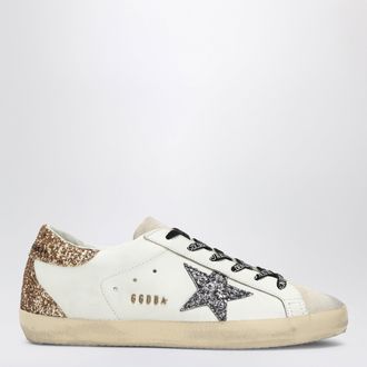 Golden Goose Sneakers Super-Star bianca/argento/oro