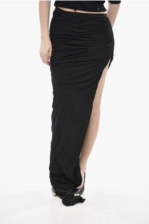 Rick Owens DRKSHDW Cotton Maxi Pencil Skirt SOFT DFU size L