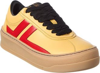 Lanvin Lanvin Semelle Haute Leather Sneaker
