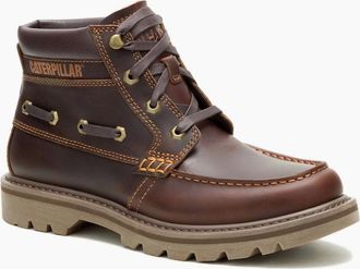 CAT Colorado Boat Mid British Tan Mens P726610 Boots - Brown - Size: 10/10