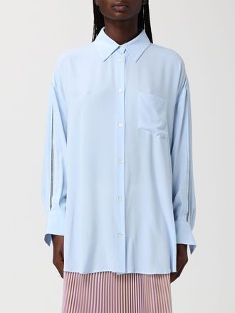 Fabiana Filippi Camicia Fabiana Filippi in cr&ecirc;pe de chine con dettaglio gioiello