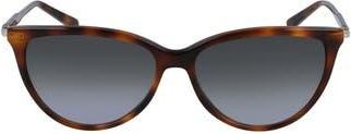 Ferragamo Timeless 5mm Cat Eye Sunglasses in Tortoise at Nordstrom Rack