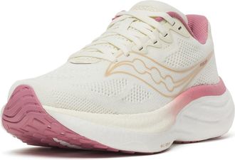 Saucony Womens Ride 19, Vanilla/Mauve, 10.5 Wide