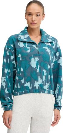 The North Face Mountain Athletics Fleece 1/4 Zip - Dames - Outdoorjassen - Blauw - XS - Fitness