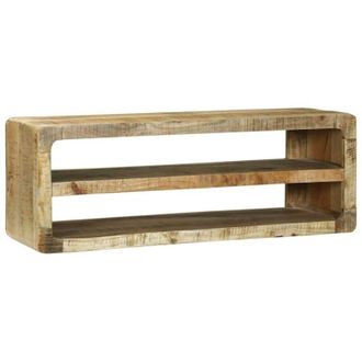 vidaXL Vidaxl - Mobile tv Marrone 100 x 32 x 36 cm Legno massello di mango