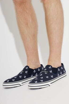 Dolce & Gabbana Sailing Sports Shoes, Mens, Navy Blue