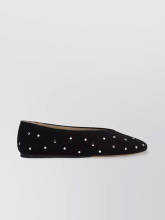 Le Monde Beryl suede ballerina flats