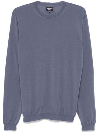 Giorgio Armani cashmere sweater - men - Cashmere - 48 - Blue