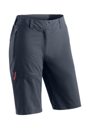 Maier Sports Outdoorhose MAIER SPORTS Lulaka Bermuda Loop, Damen, Gr. 36, Normalgr&ouml;ssen, blau (graublau), 100% Polyester, Hosen Outdoorhose, Damen Shorts, kurze Wa