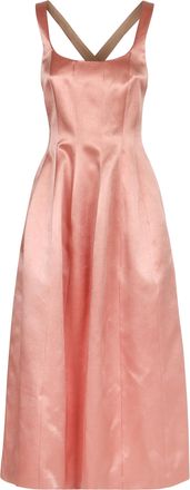 Philosophy di Lorenzo Serafini Womens Cross Back Dress - Coral - Size EU 44 (Womens)