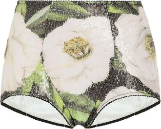 Dolce & Gabbana Slip DNA a fiori - Bianco