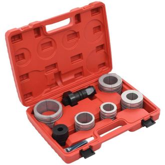 vidaXL Ensanchadores De Tuber&iacute;as 8 Piezas Acero Al Carbono Y Aluminio Vidaxl