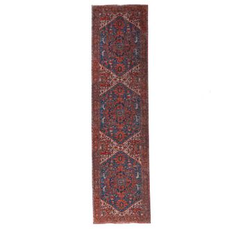 Flair Rugs Alfombra lavable de pasillo rojo 75x300cm
