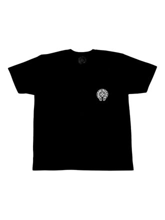 Chrome Hearts Miami Exclusive Horseshoe T-shirt met logo - Zwart