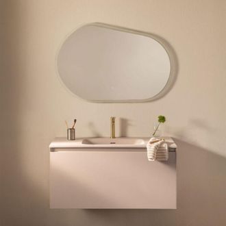 Sklum Conjunto De Mueble De Ba&ntilde;o En Madera Con Lavabo Integrado Macrae Sklum