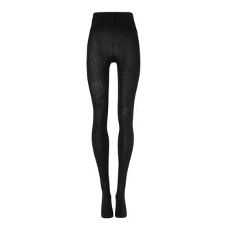 Wolford Essential Cashmere Silk Tights - Dames - Pantys - Zwart - XS - Wol - Ondergoed