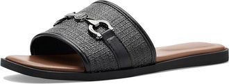 Journee Collection Priya Womens Sandals Black : 6.5 M, Synthetic