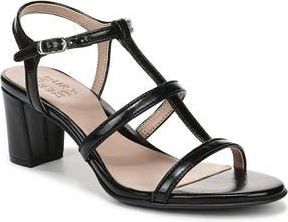 Naturalizer Bristol Cage Sandal in Black Faux Leather at Nordstrom Rack, Size 5