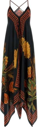 Blumarine Print Twill Dress - Dames - Zomerkleedjes - Veelkleurig - XS - Kleedjes