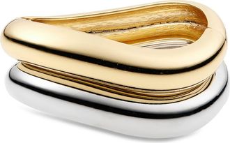 BaubleBar Bangles Do It Best Set of 2 Bracelets in Gold/Silver Tone Multi at Nordstrom Rack