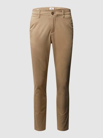Jack & Jones Jack & Jones Slim Fit Chino mit Stretch-Anteil in Beige, Größe 27/30