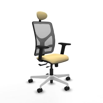 Piqueras y Crespo Silla De Oficina Piqueras Y Crespo Motilla Negro Soporte Lumbar
