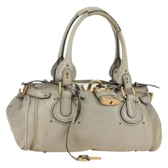 Chlo&eacute; Pre-owned Handbags, female, Beige, Size: ONE SIZE Pre-owned Hand Bag