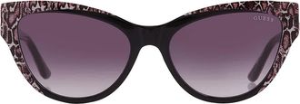 Guess Smoke Gradient Cat Eye Ladies Sunglasses GU00112 05B 56