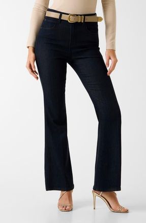 Guess Belle High Waist Flare Leg Jeans in Blue at Nordstrom, Size 27 X 32