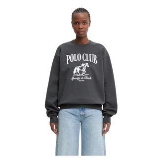 Sporty & Rich Donna, Felpe, Grigio, M, new