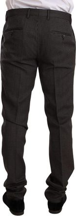 Dolce & Gabbana Mens Black Virgin Wool Two-Piece Suit