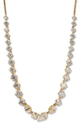 Nadri Lucia Frontal Necklace in Gold at Nordstrom