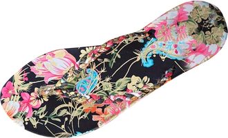 Generic Black Womens Casual Thong Sandals with Comfort Footbed for Outdoor and Indoor