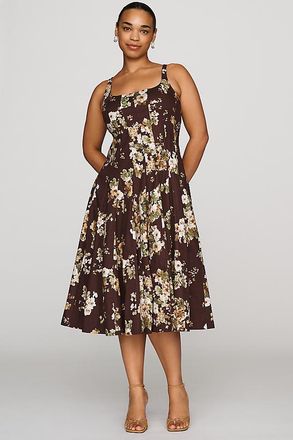 Maeve Tarryn Fit & Flare Midi Dress