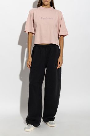Palm Angels Cotton T-shirt, Womens, Pink