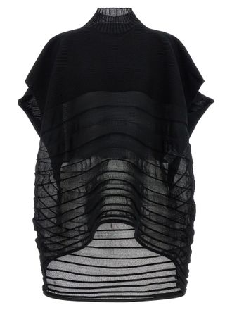 Issey Miyake Moving Knit-Oberteil