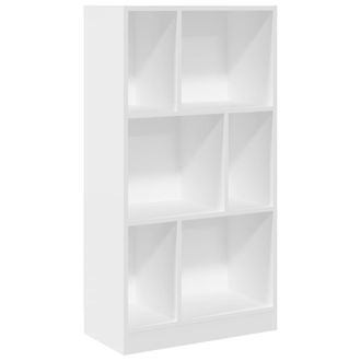 vidaXL Vidaxl - Estanter&iacute;a De Madera De Ingenier&iacute;a Blanca 57x28,5x141 Cm