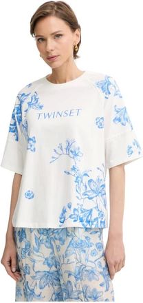 Twinset Mujer, Camisetas, Blanco, Talla: M