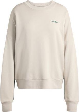 adidas French Terry Sweatshirt in Wonder Alumina/Green at Nordstrom Rack, Size X-Large