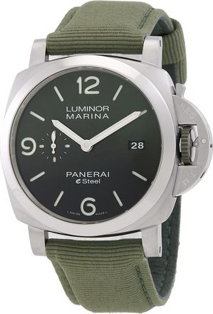 Officine Panerai Pre-owned Panerai Luminor Marina Verde Smeraldo Automatic Green Dial Mens Watch PAM01356