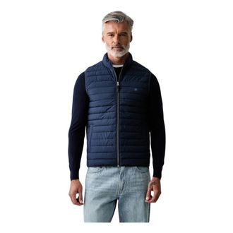 Hackett Gewatteerd Vest - Heren - Bodywarmers - Blauw - S - Jassen