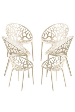 Regalos Miguel Regalos Miguel - Packs Sillas Jard&iacute;n - Pack 6 Sillas Nido - Beige