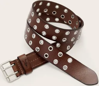 AllSaints Sturge Leather Belt